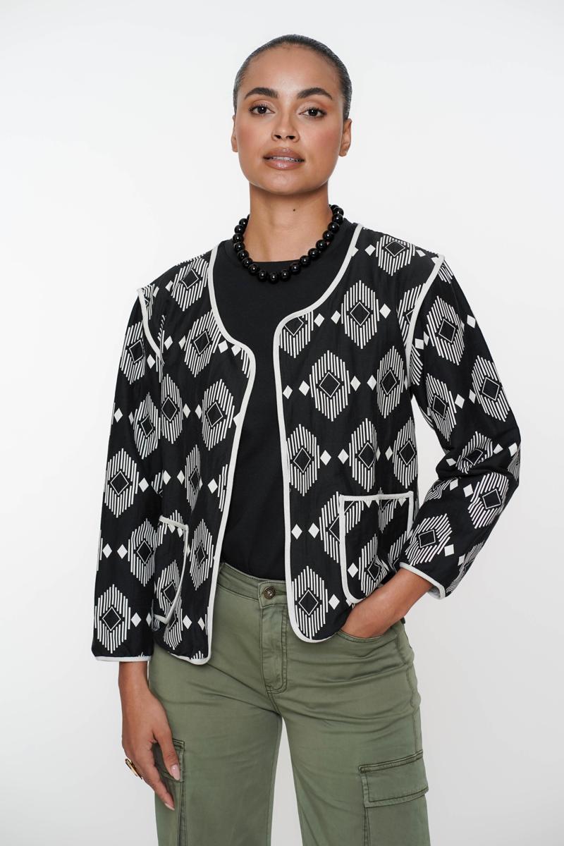 Geisha Geisha Blazer 55127-20 Zwart 1