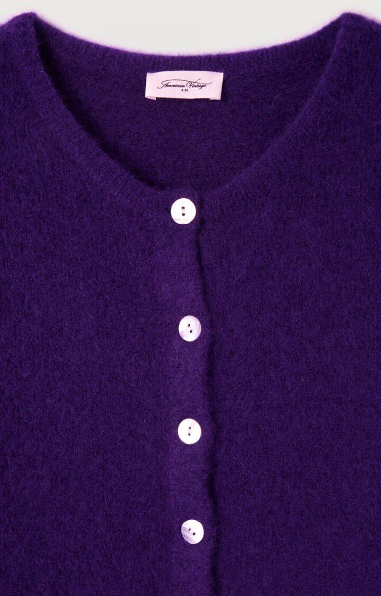 American Vintage Vest Vitow Paars 2