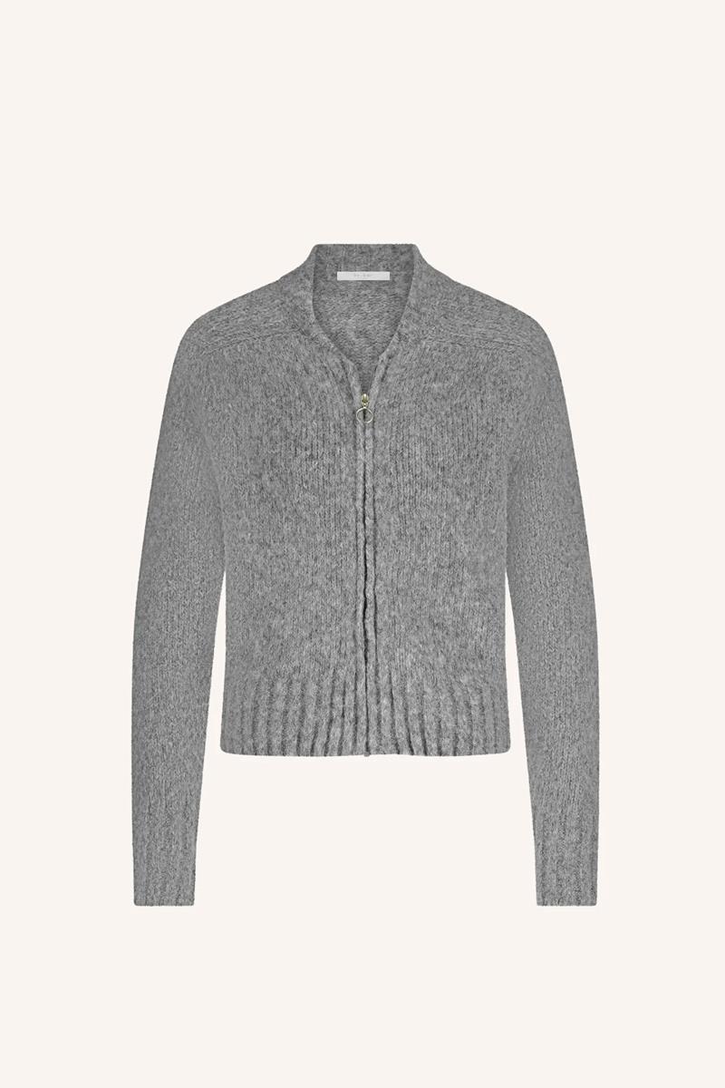 By-Bar Vest Jonas Zip Grijs 2