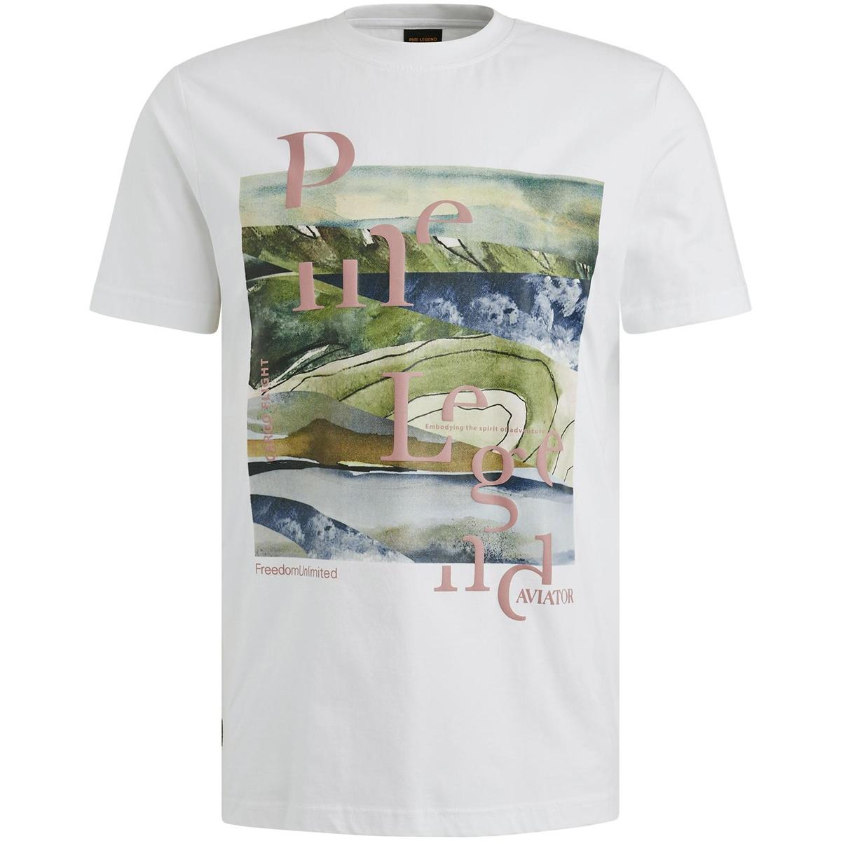 PME Legend PME Legend T-Shirt PTSS2505572 Wit 1
