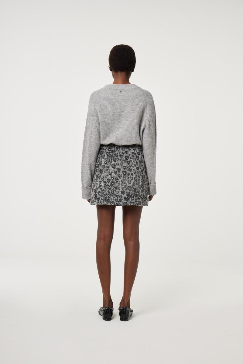 Fabienne Chapot Rok Kendal Skirt Grijs 3