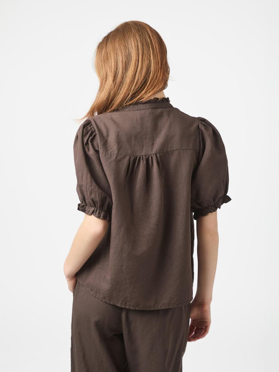 Neo Noir Blouse Odesa Bruin 3