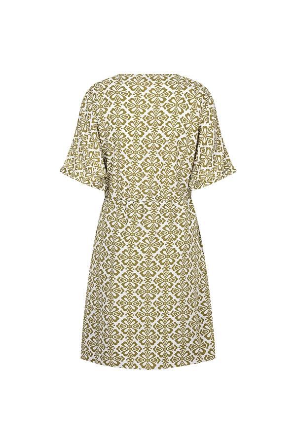Lofty Manner Lofty Manner Jurk QC21 - Dress Guli Groen 2