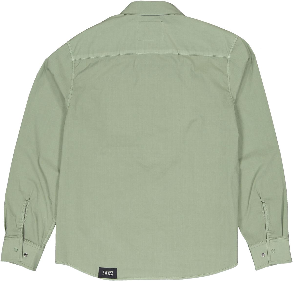 Butcher of Blue Butcher of Blue Overshirt M2514025 Groen 4