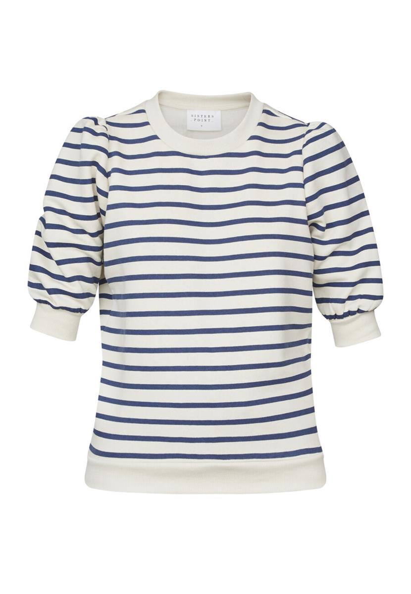Sisters Point Sisters Point Sweater New.Peva-Puff.SS Blauw 2