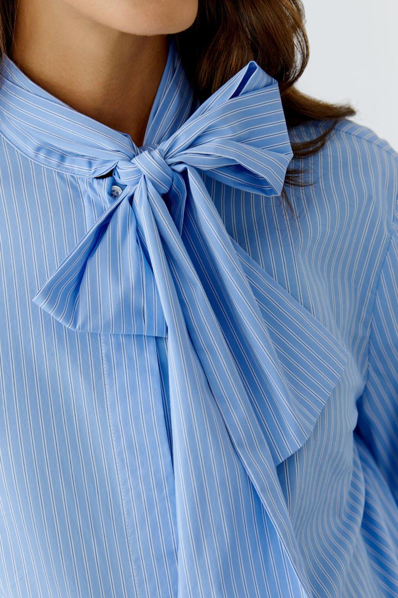 Oui Blouse 0087627 Blauw 6