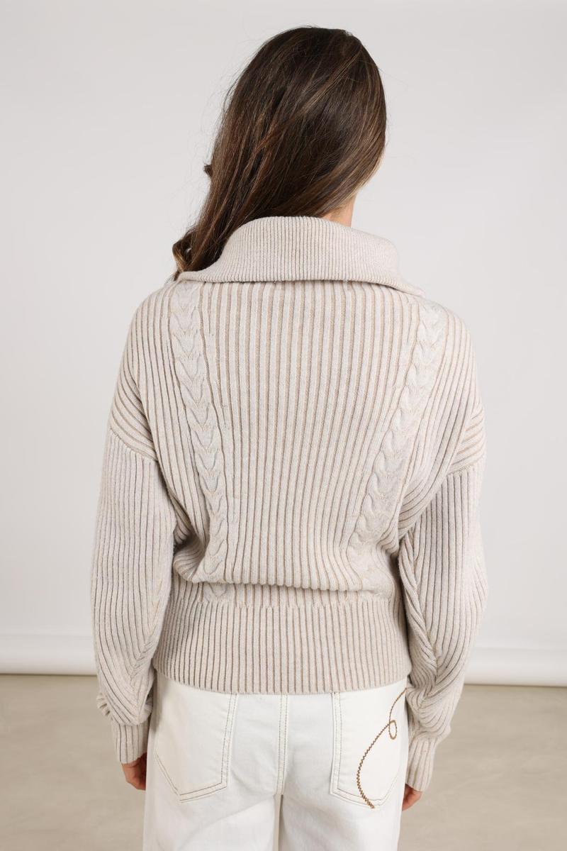 NUKUS Trui NKF03025 Beige 3