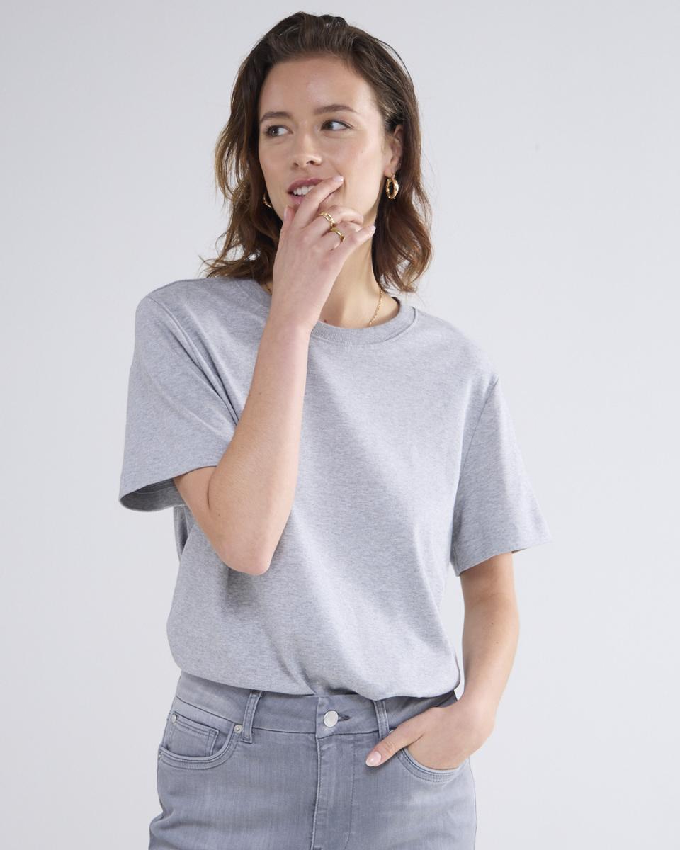Summum Summum T-Shirt Lyon-30645 Grijs 4