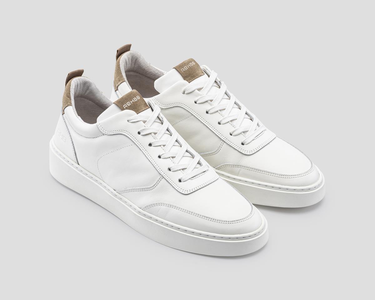 REHAB Sneakers Oliver Lthr Wit 1