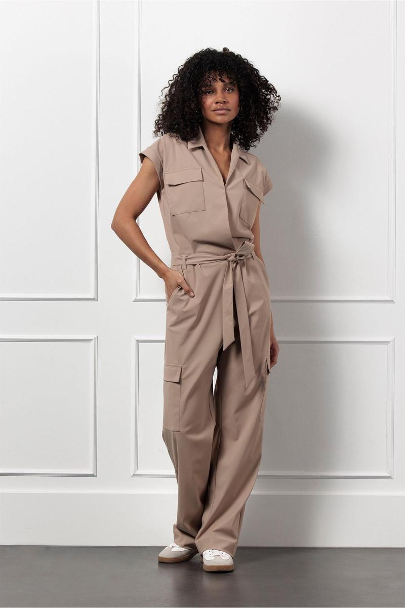 Studio Anneloes Jumpsuit Nancy cargo jumps Beige 1