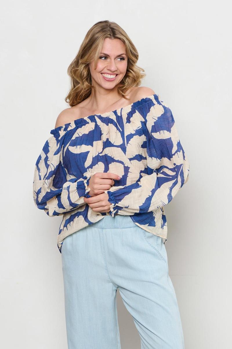 &Co Woman Blouse BL378 Blauw 4
