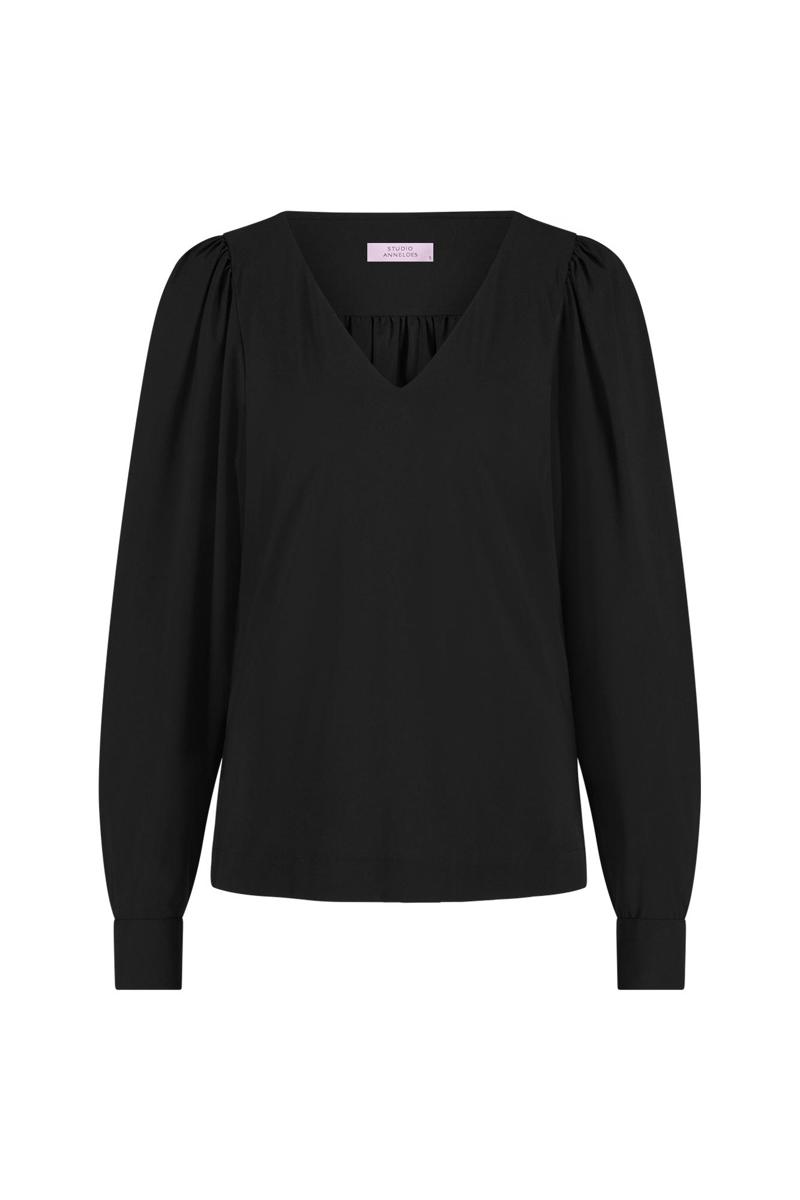 Studio Anneloes Studio Anneloes Blouse Les top Zwart 1