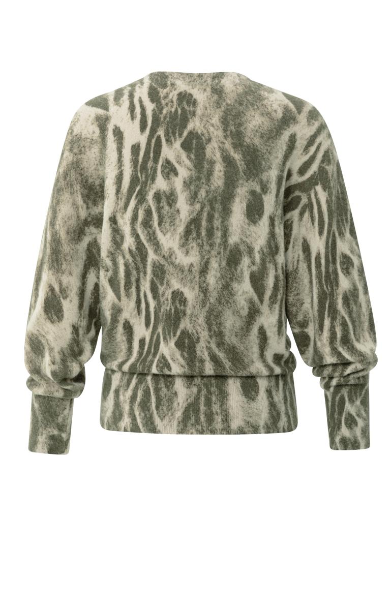 YAYA Trui 01-000497-509 Groen 2