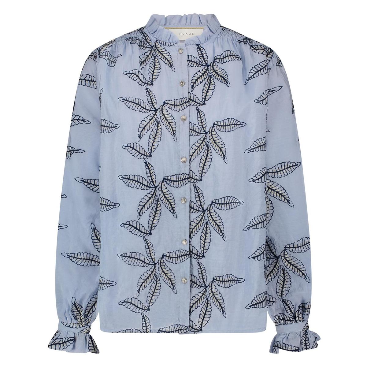 NUKUS NUKUS Blouse NKS02074 Blauw 2