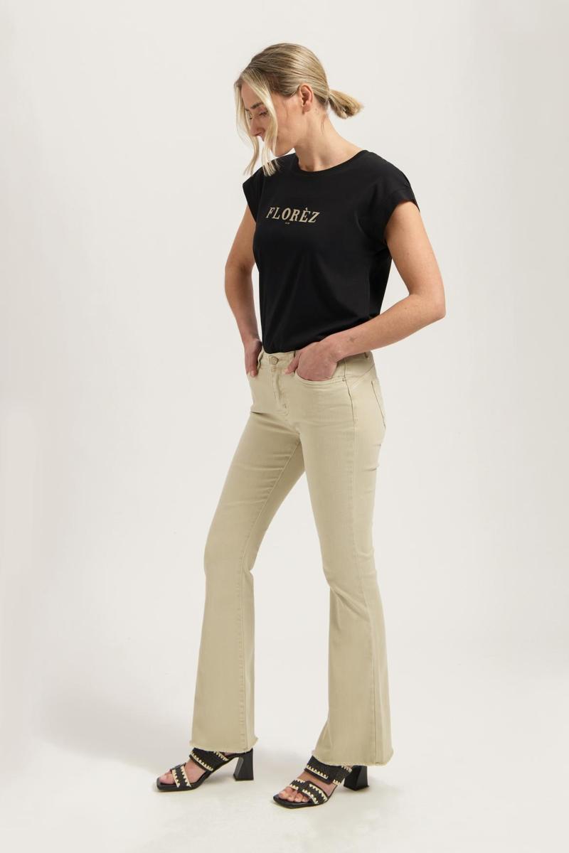 Florèz Florèz Jeans Florez Flared Beige 5