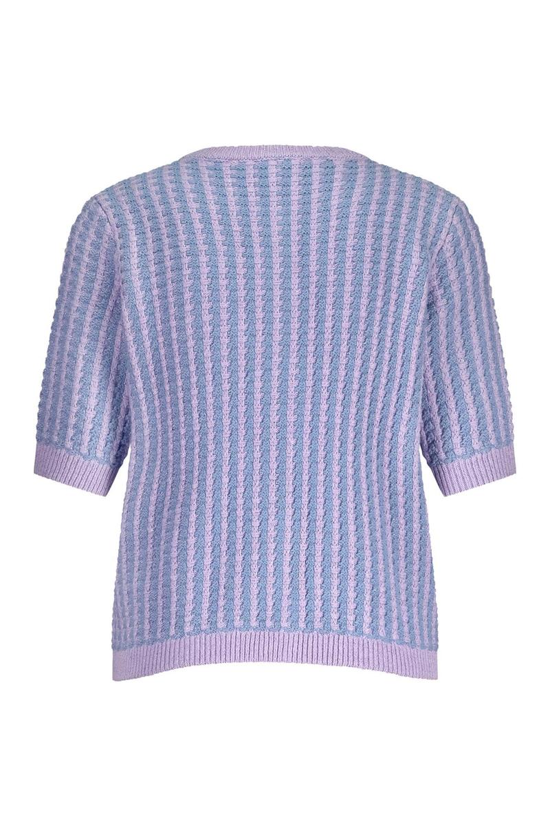 Studio Anneloes Studio Anneloes Vest Chance cardigan Paars 3
