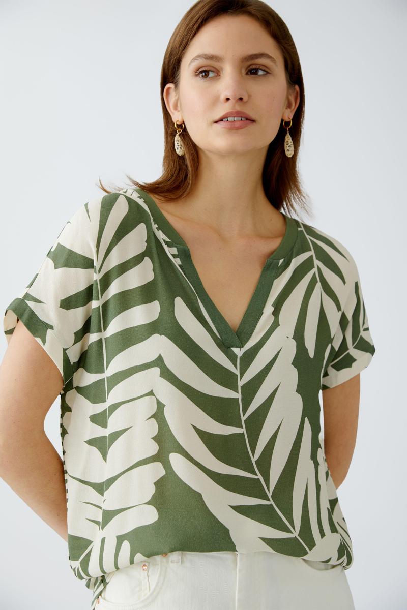 Oui Oui Blouse 0092987 Groen 5