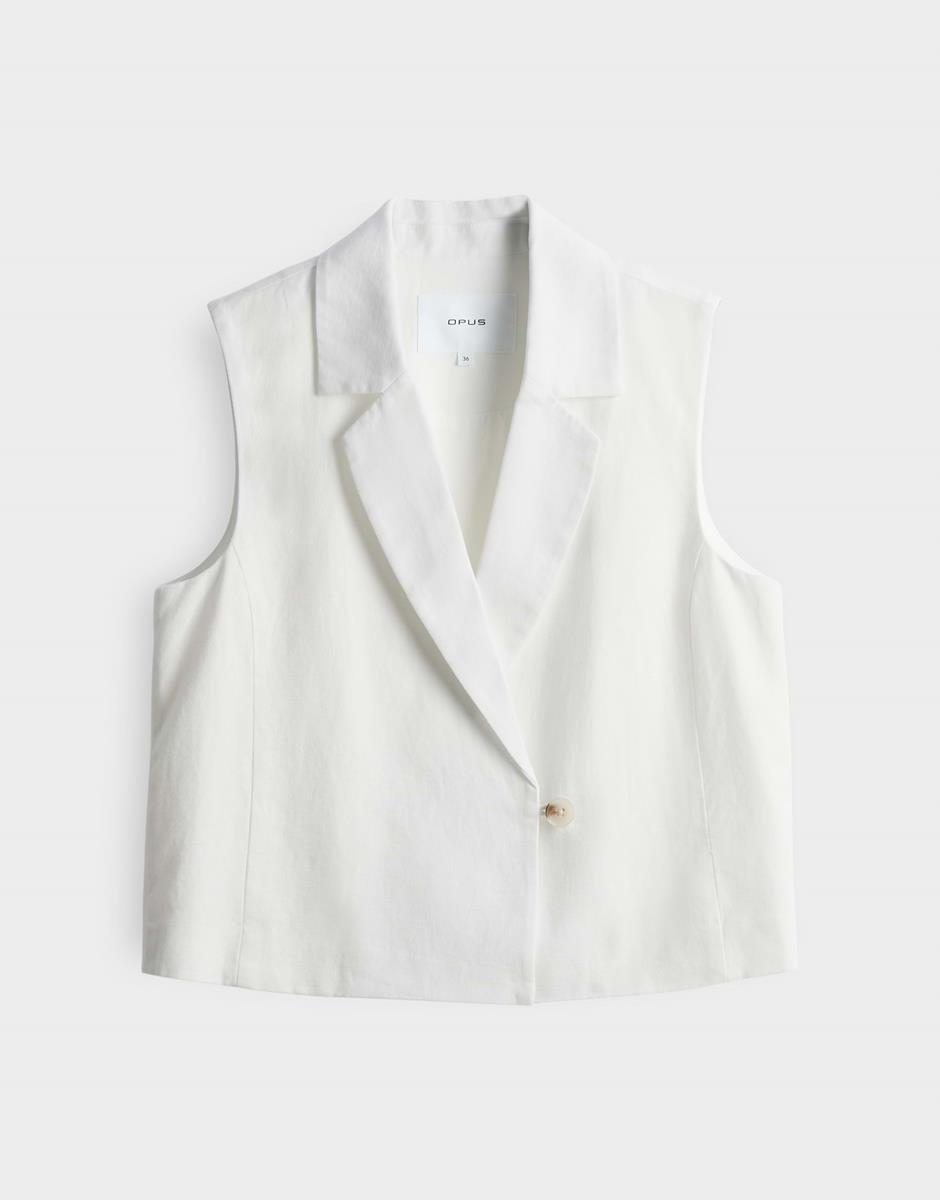 OPUS Vest Wino Off-White 2