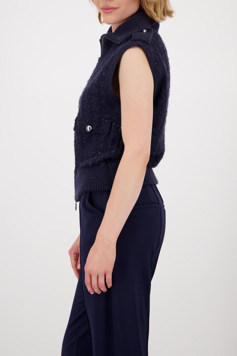 Monari Blouse 809107 Blauw 4