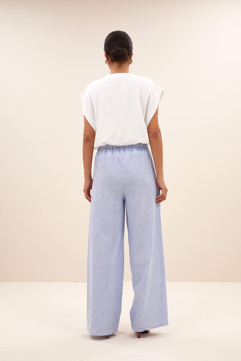 By-Bar By-Bar Jeans Uma Pinstripe Blauw 3