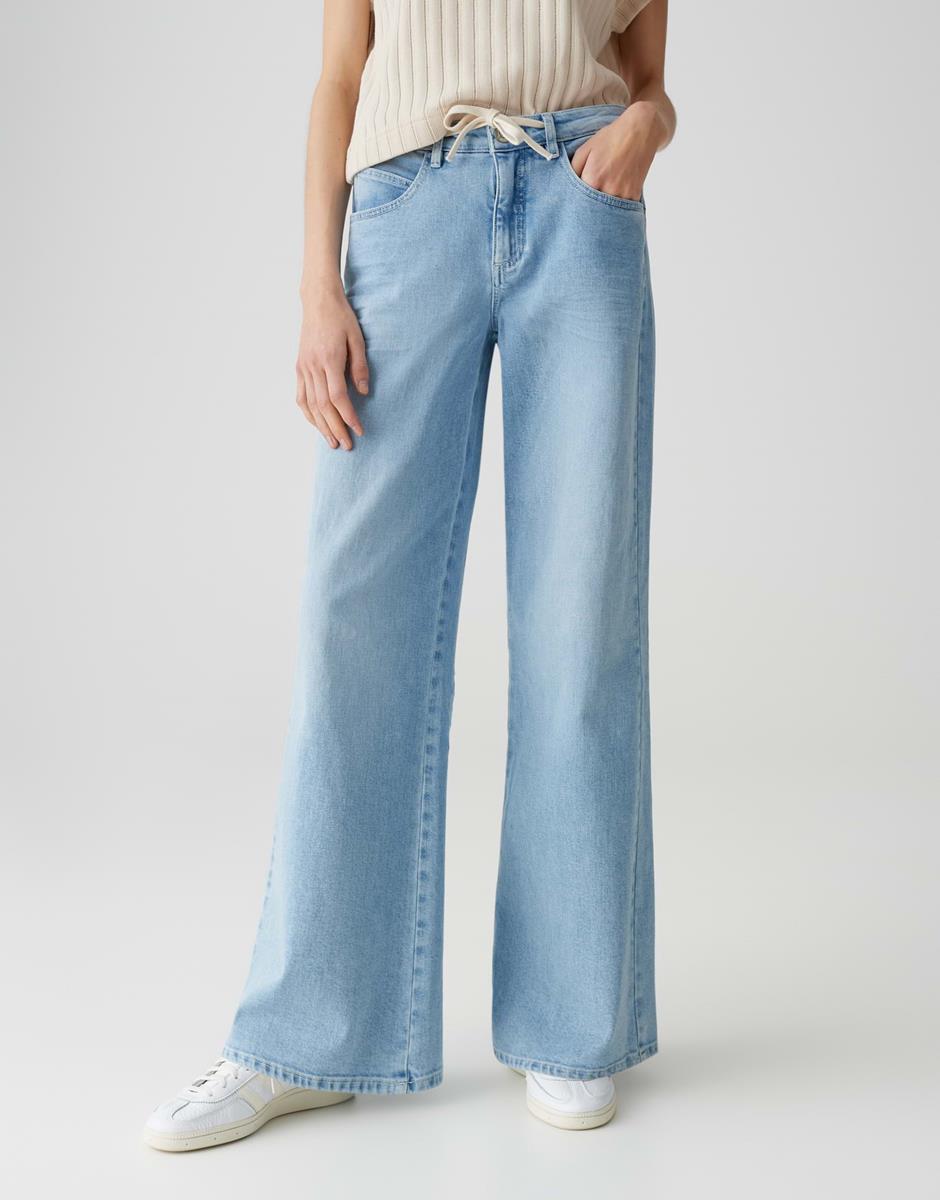 OPUS Jeans Miva Palazzo Paris Blauw 1