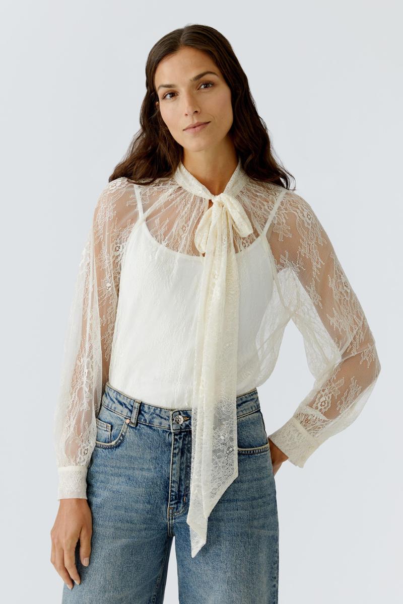 Oui Blouse 0095006 Off-White 3