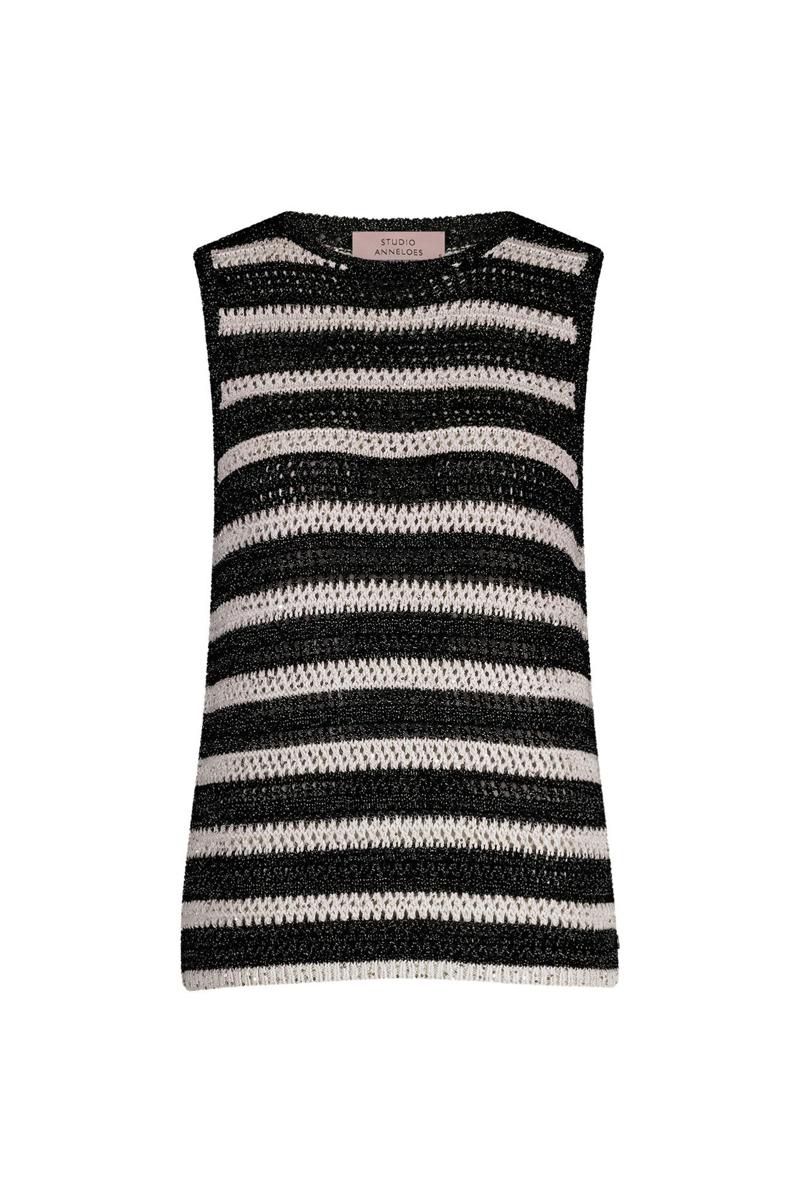 Studio Anneloes Top Charz crochet top Zwart 1