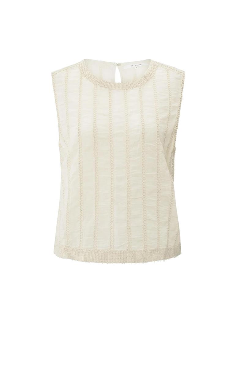 YAYA Top 01-701310-506 Off-White 2