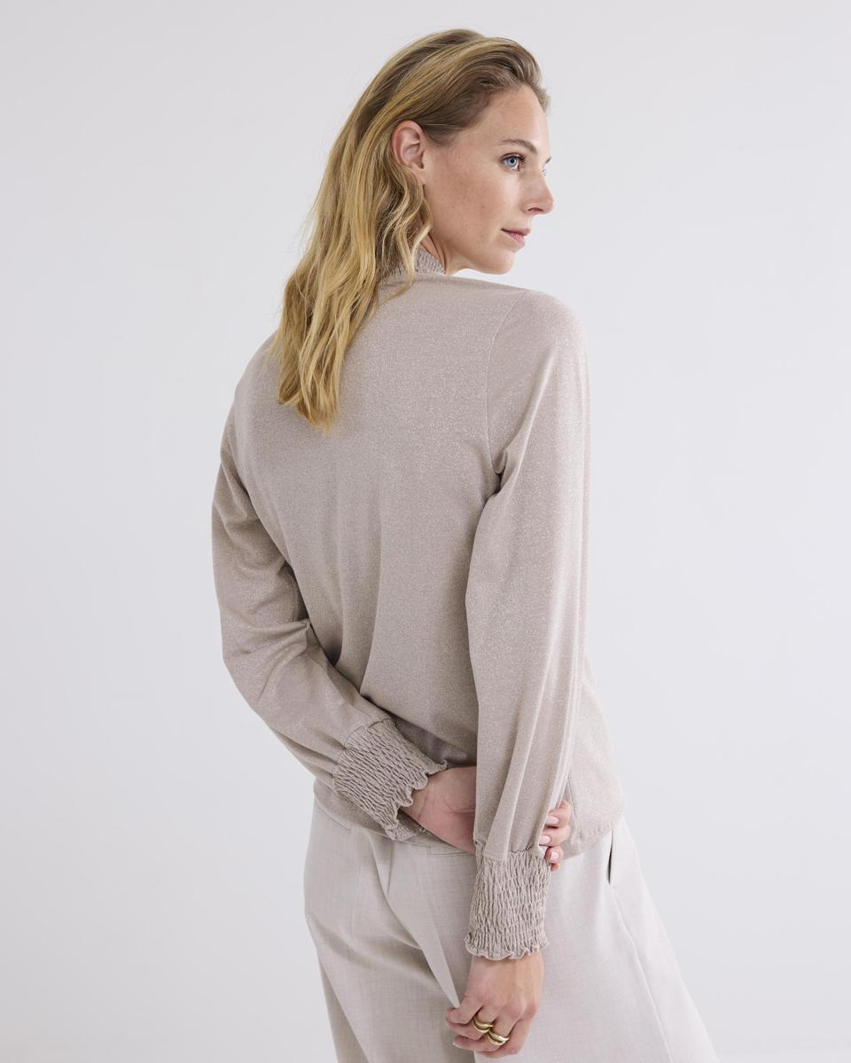 Summum Summum Blouse 3s5009-30644 Beige 4