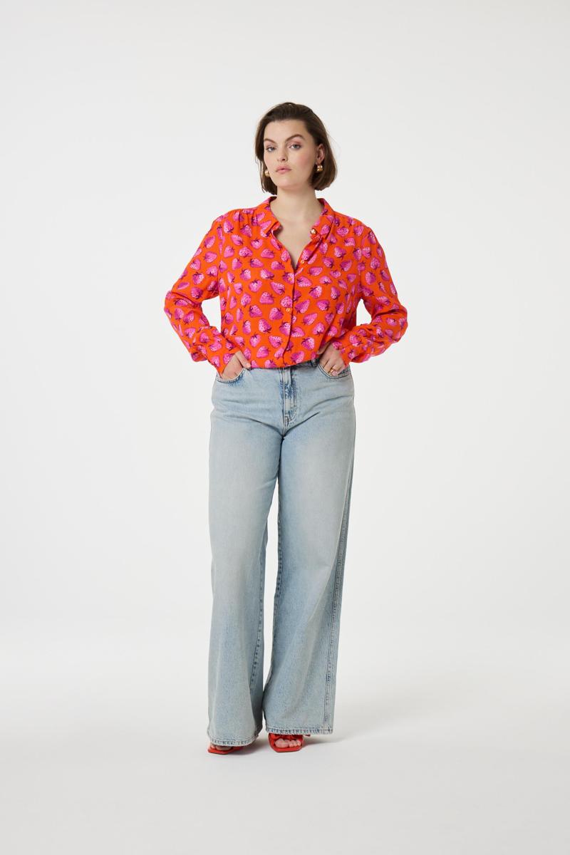 Fabienne Chapot Fabienne Chapot Blouse Coco Blouse Roze 4