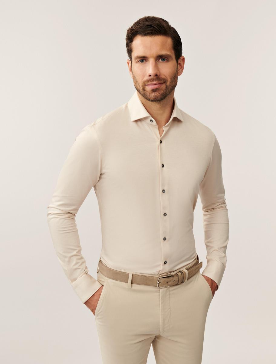Cavallaro Overhemd 110255005 Beige 1