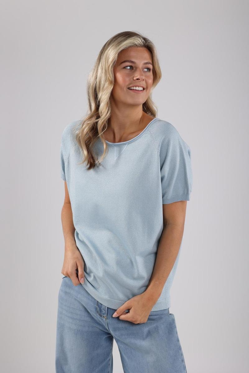 NUKUS NUKUS T-Shirt NKS01085 Blauw 6