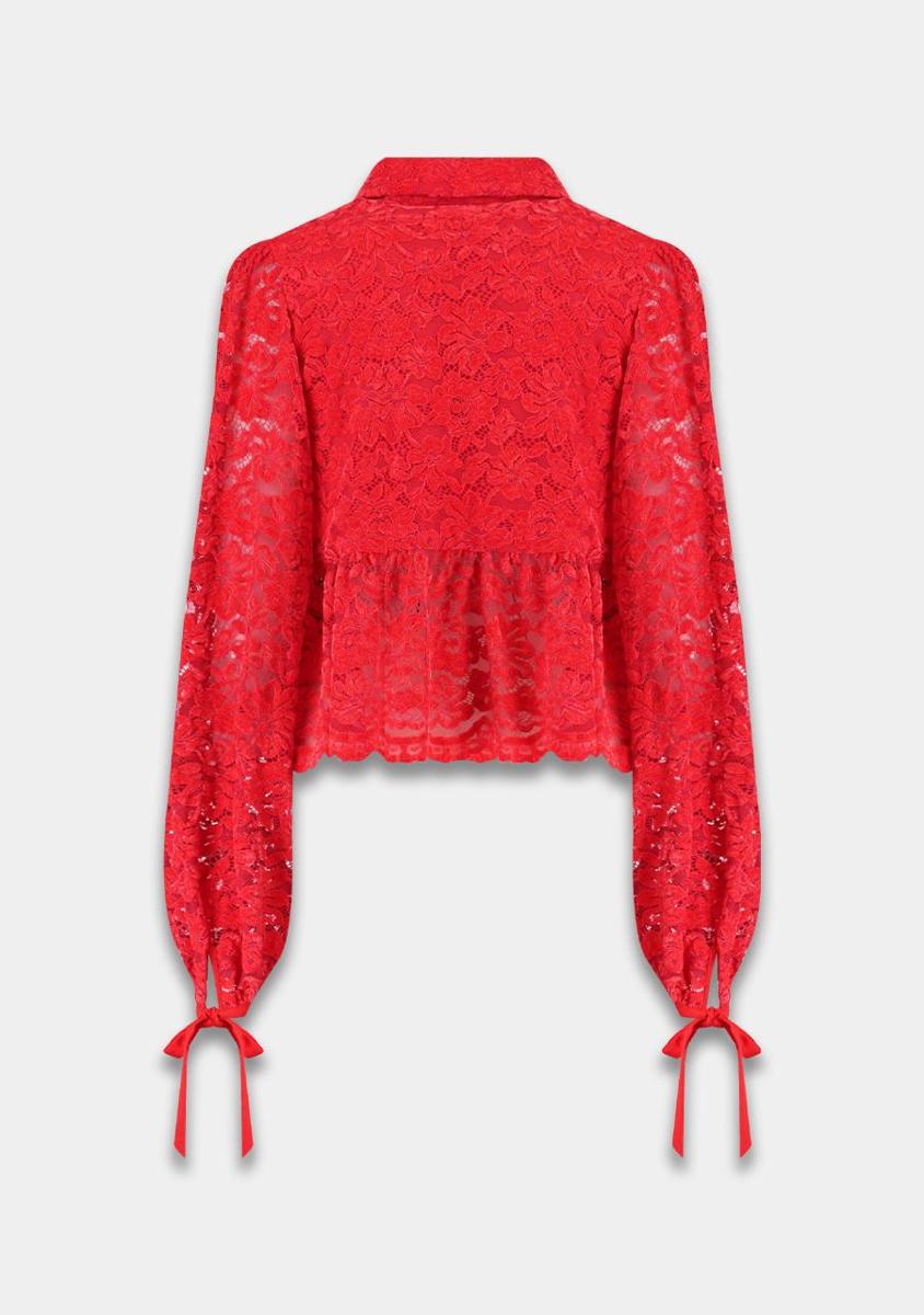 Harper & Yve Harper & Yve Blouse SS25P606 Rood 4