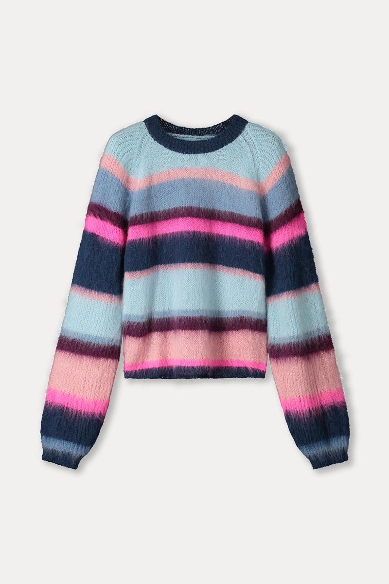 POM Amsterdam Trui SP9359 Blauw 3