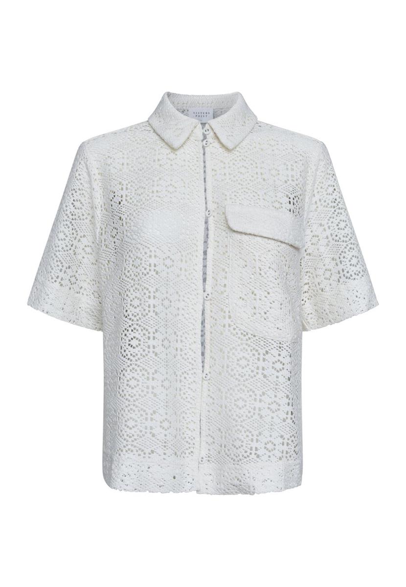 Sisters Point T-Shirt Elsia-Sh.ss Off-White 2