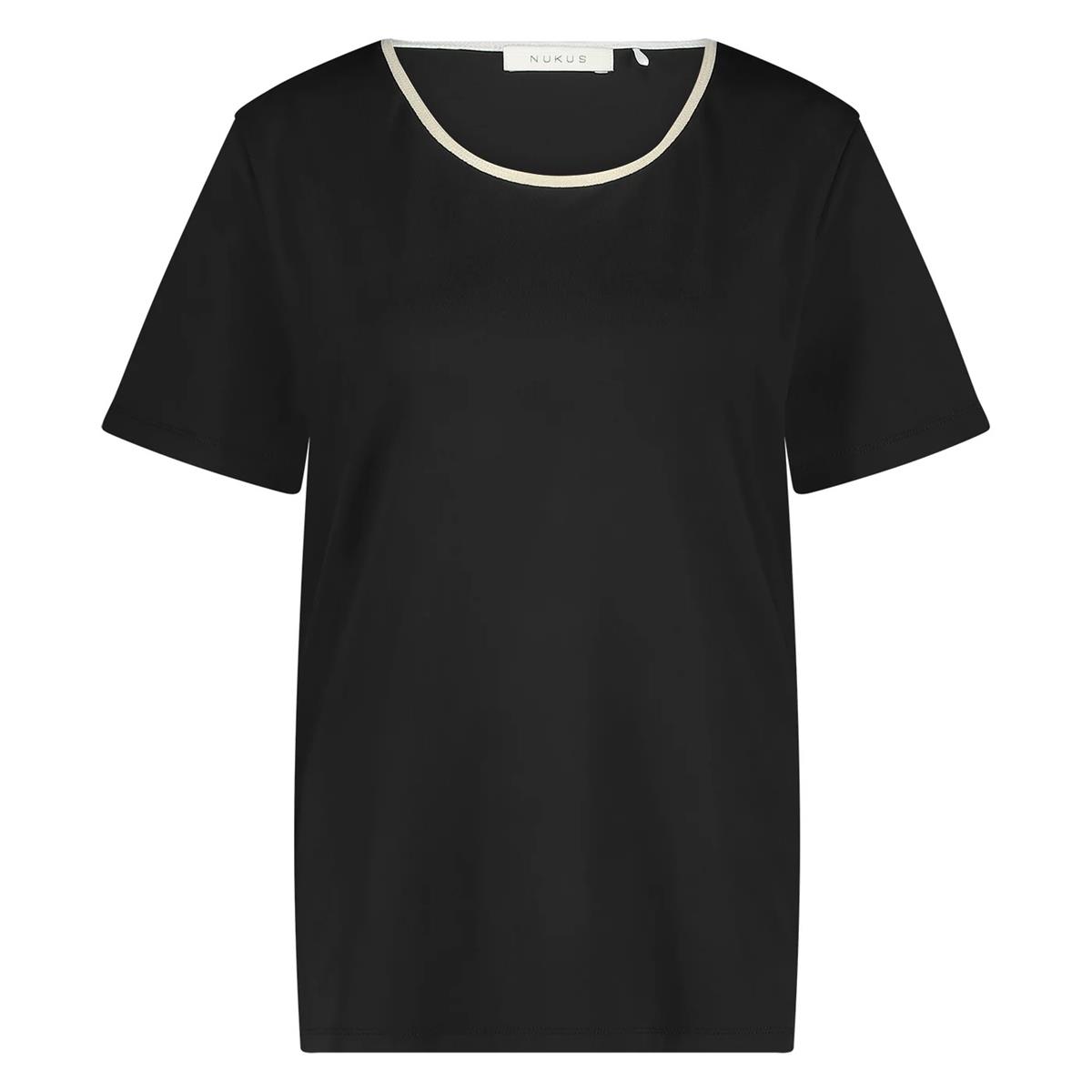 NUKUS NUKUS T-Shirt Tirza Zwart 1