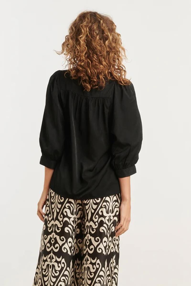Smashed Lemon Blouse 25142 Zwart 3
