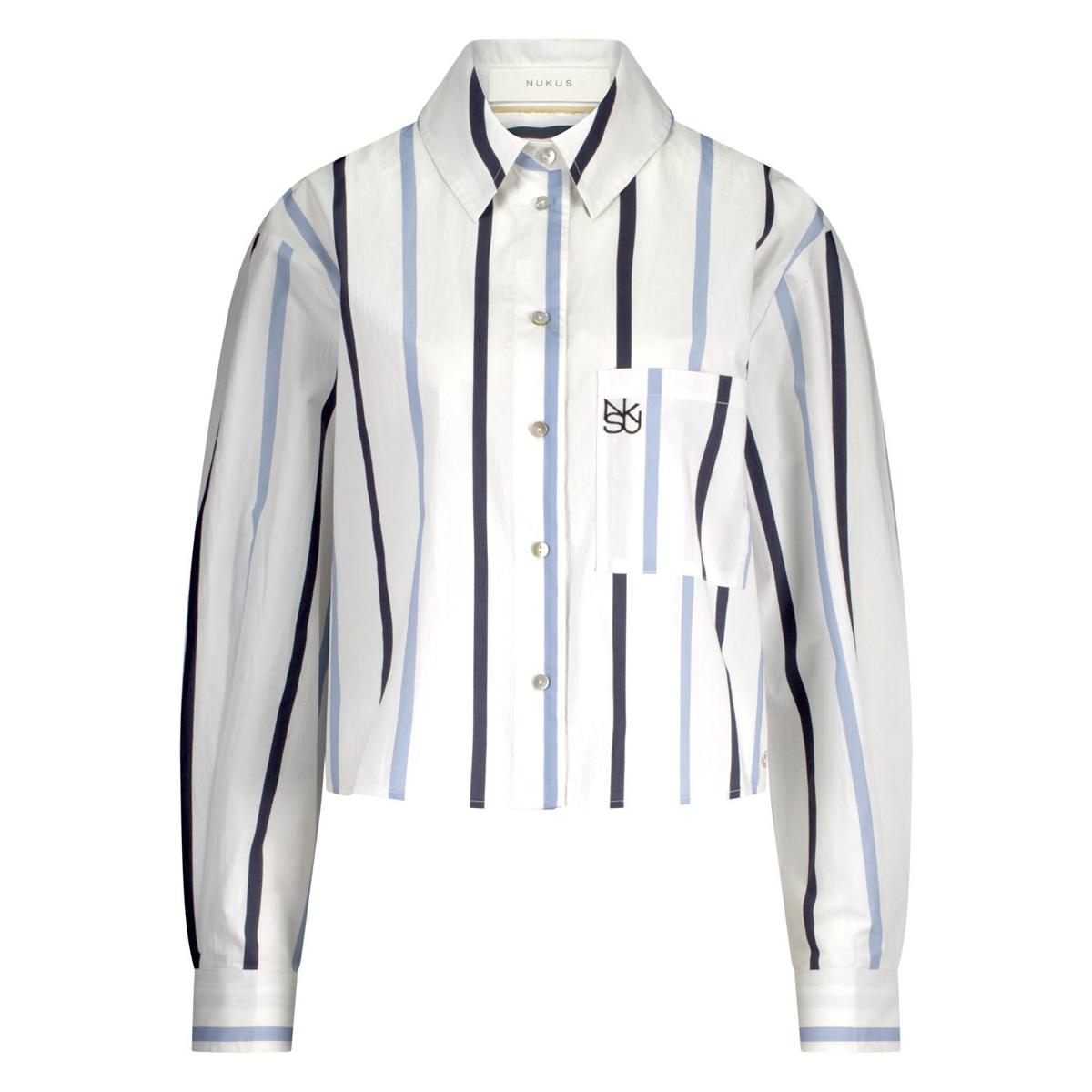 NUKUS NUKUS Blouse NKS02055 Blauw 1