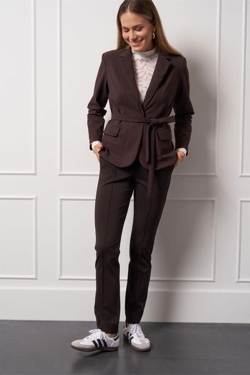 Studio Anneloes Blazer Shiloh bonded bla Bruin 5