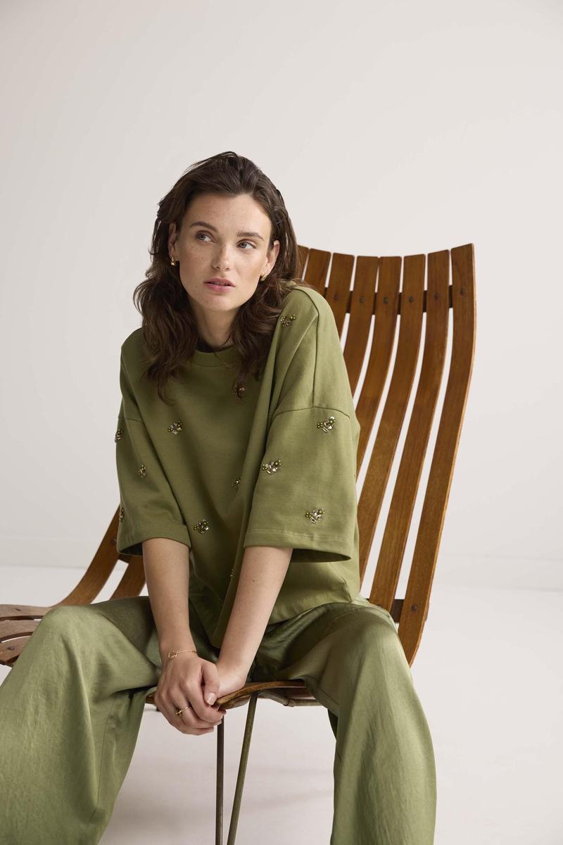 Summum Summum Sweater 3s5107-30656 Groen 3