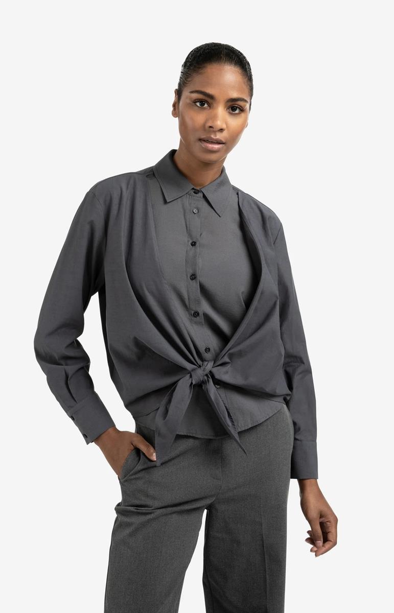 YAYA Blouse 01-201177-509 Zwart 1