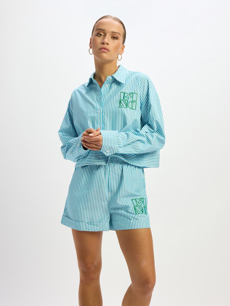 Refined Department Refined Department Blouse Rosemary Blauw 1