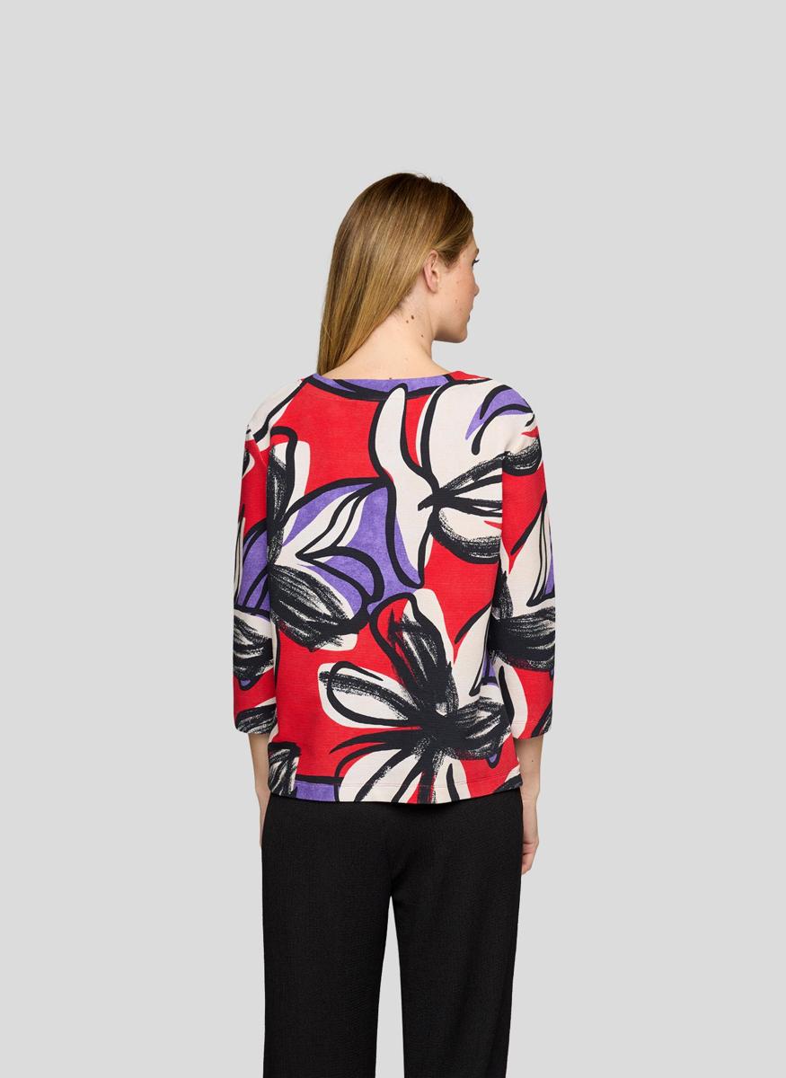 Rabe T-Shirt 55-213358 Rood 3