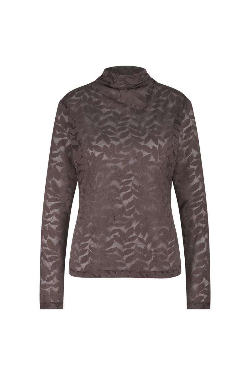 Studio Anneloes Blouse Reagan lace top Bruin 1