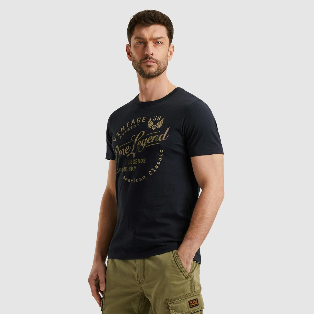 PME Legend PME Legend T-Shirt PTSS2504596 Blauw 3