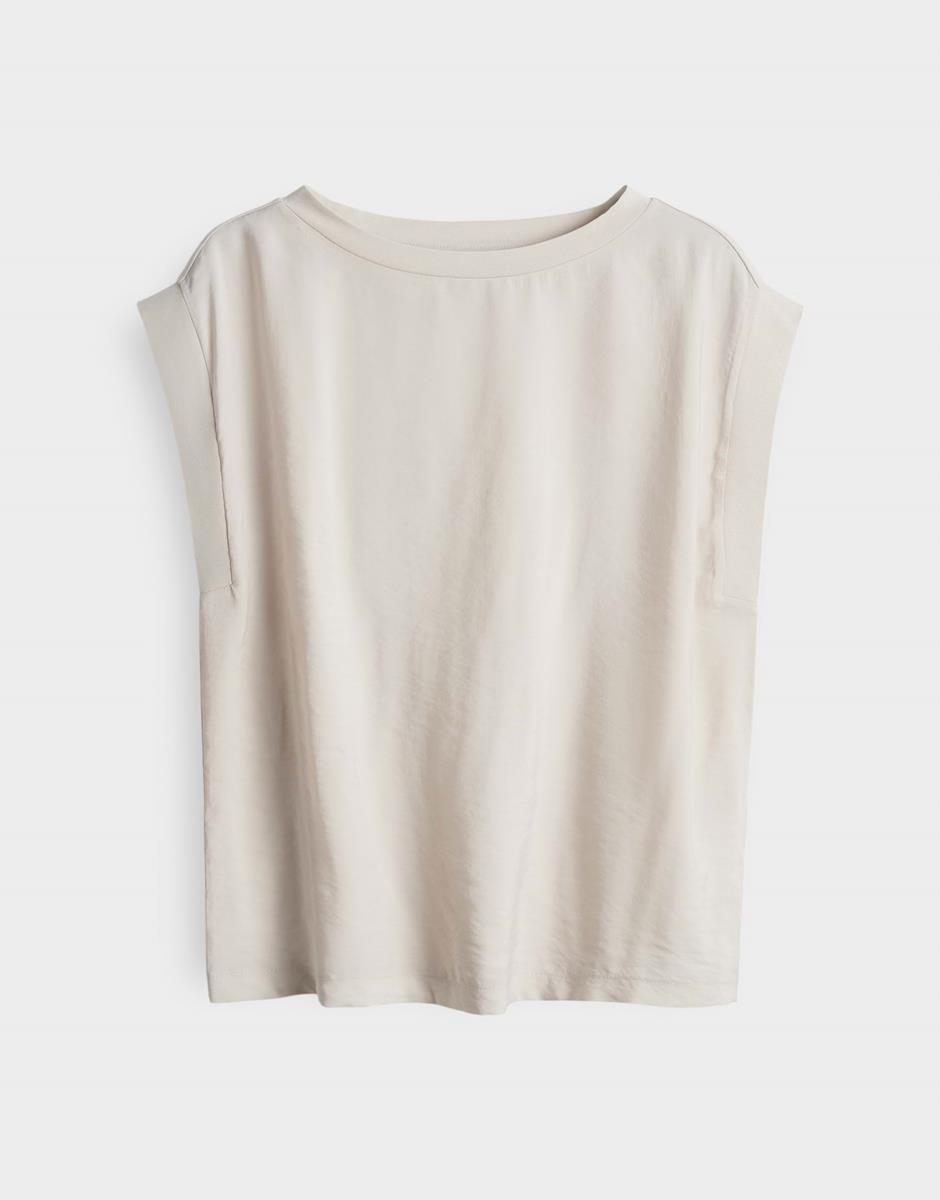 OPUS T-Shirt Silkisi Beige 2