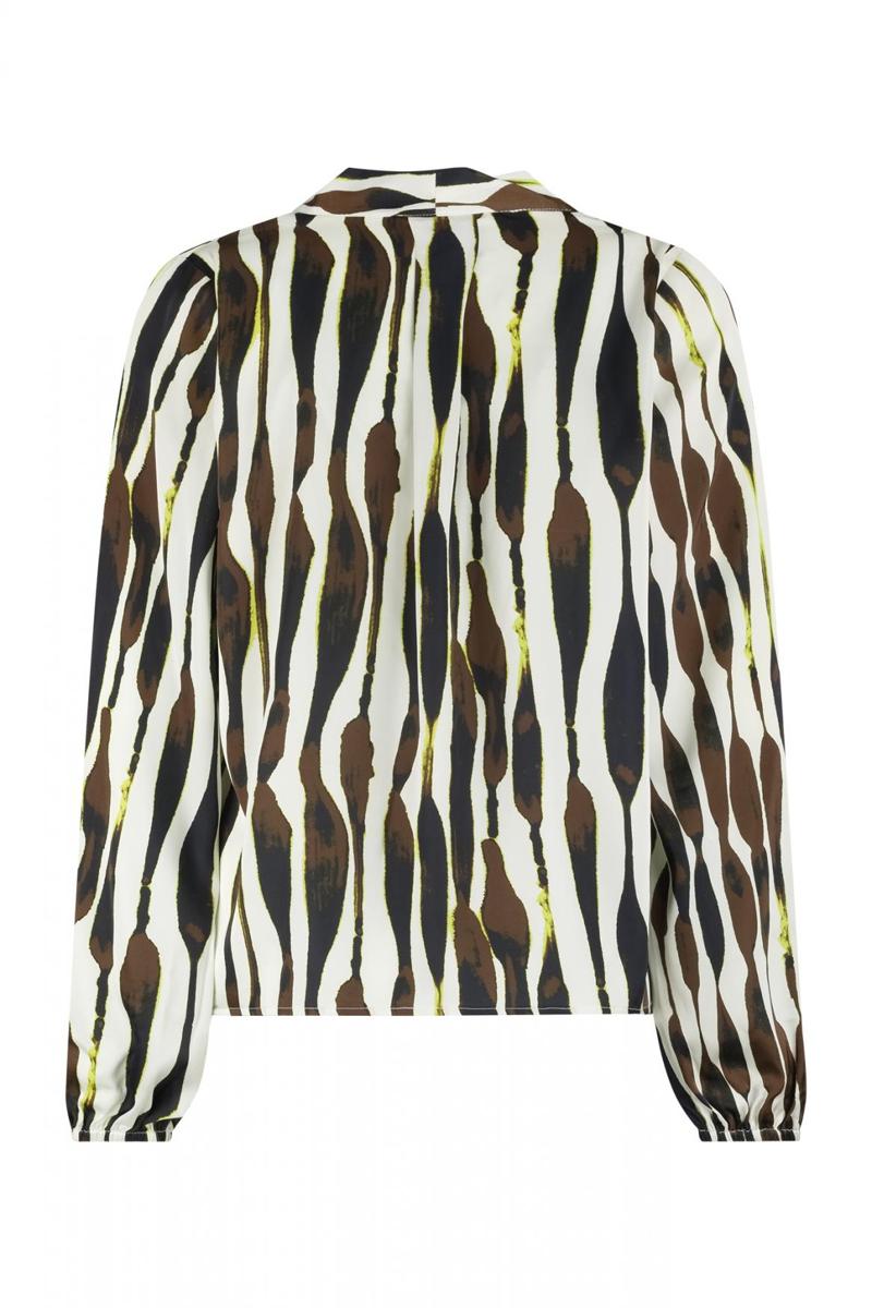 Label DOT Blouse 2521044 Bruin 2