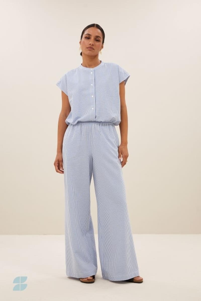 By-Bar By-Bar Blouse Lode Stripe Blauw 1