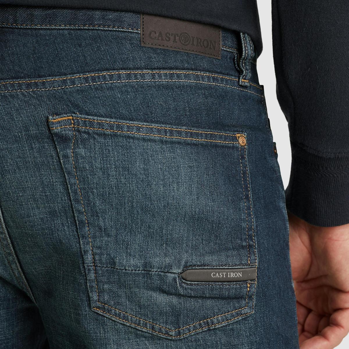Cast Iron Pantalon CTR620 Blauw 4