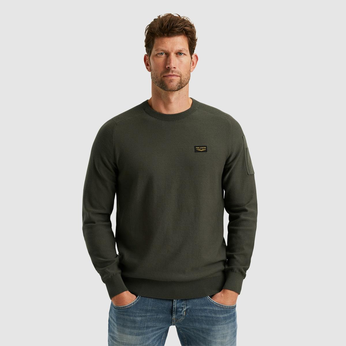 PME Legend PME Legend Trui PKW0000331 Groen 3